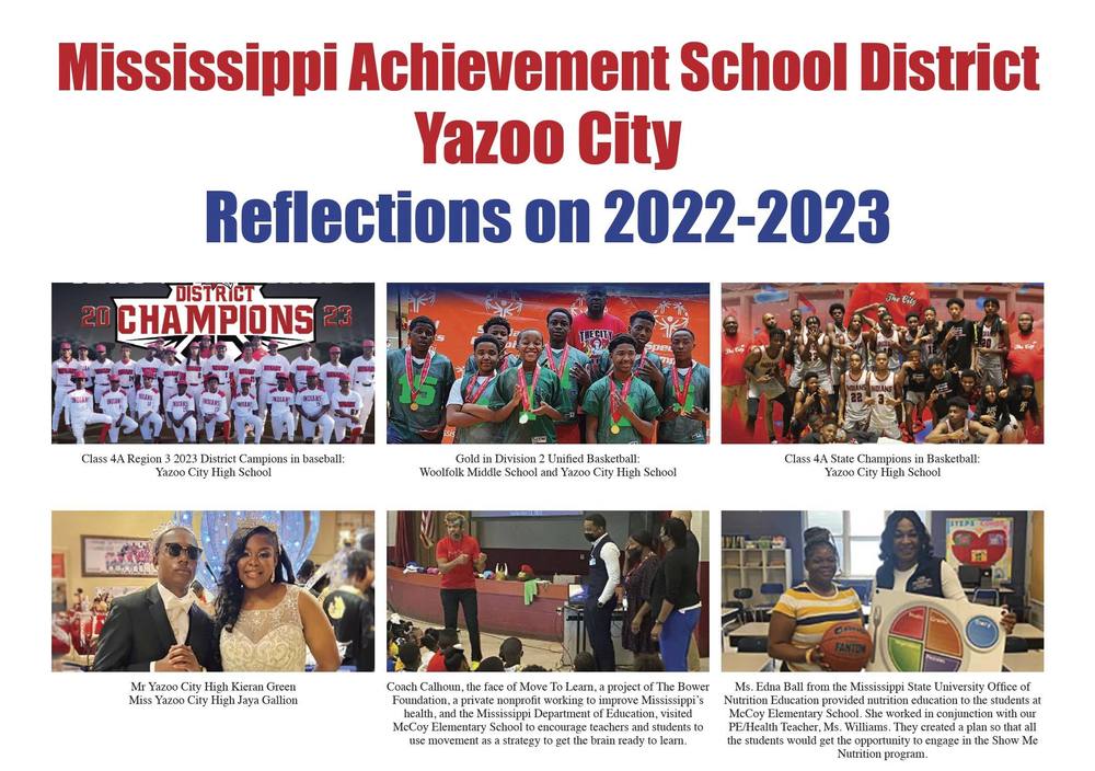 Yazoo City Reflections on 2022-2023