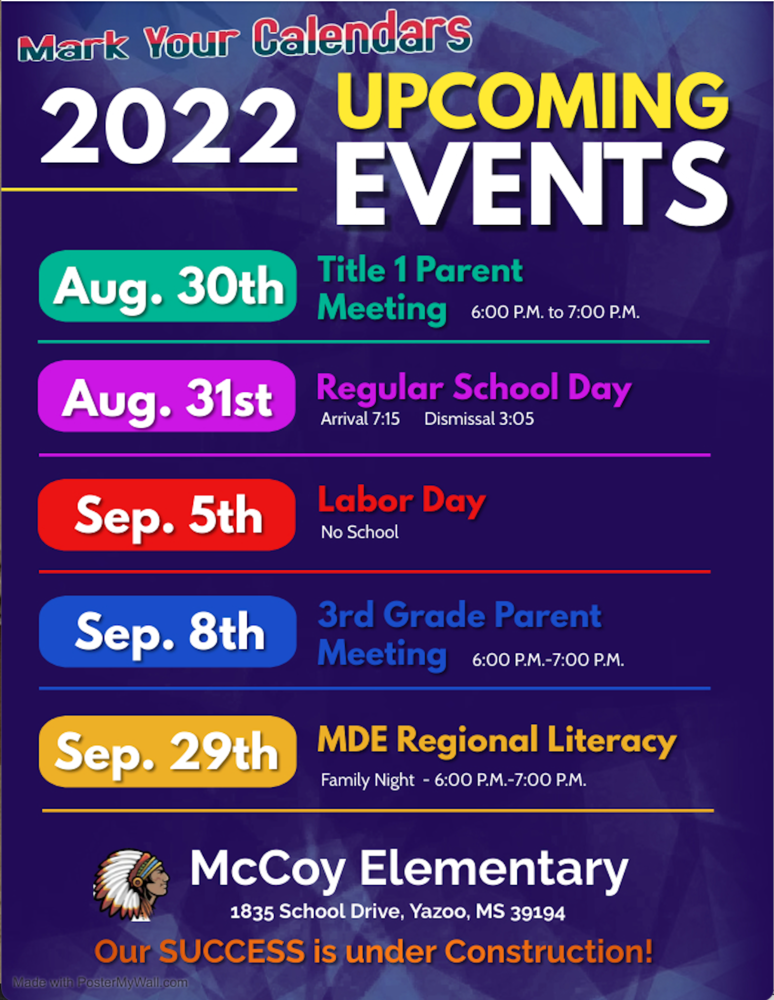 Upcoming Events