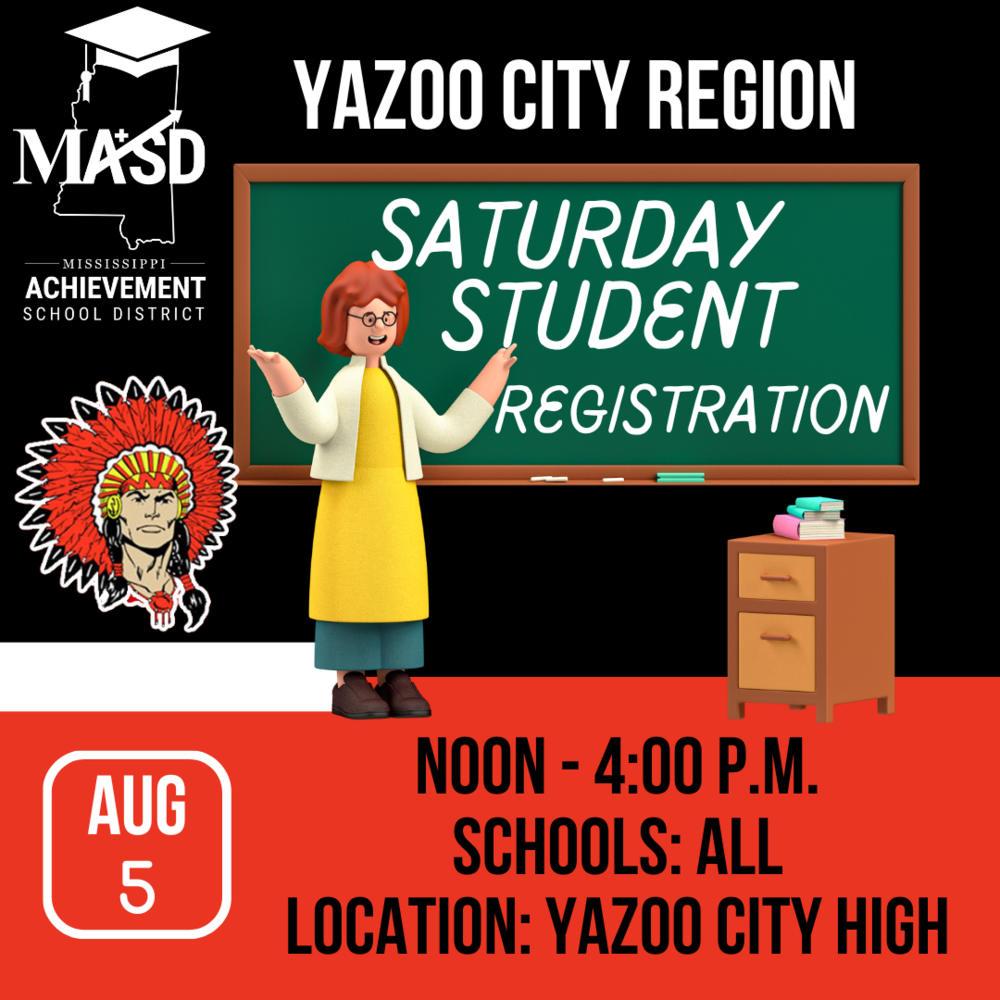Yazoo City Region Saturday Registration August 5, 2023 McCoy